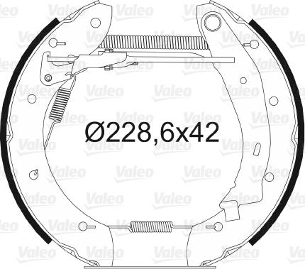 Valeo 554608 - Jarrukenkäsarja inparts.fi