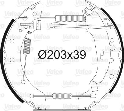 Valeo 554849 - Jarrukenkäsarja inparts.fi