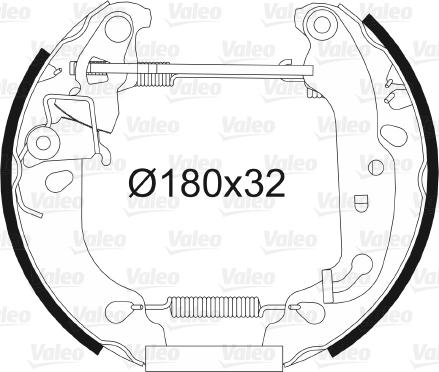 Valeo 554843 - Jarrukenkäsarja inparts.fi