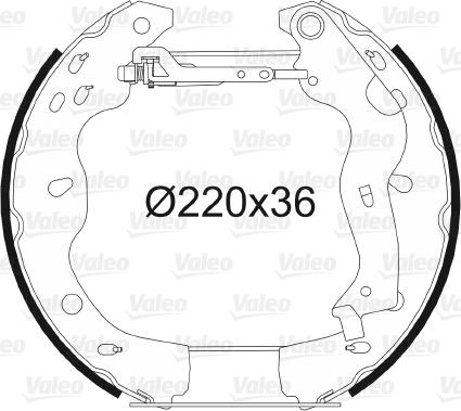 Valeo 554854 - Jarrukenkäsarja inparts.fi