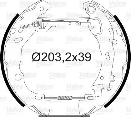 Valeo 554804 - Jarrukenkäsarja inparts.fi