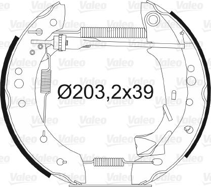 Valeo 554805 - Jarrukenkäsarja inparts.fi