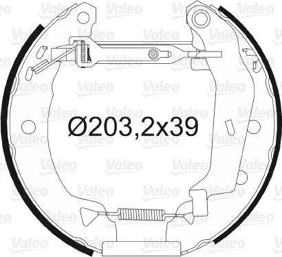 Valeo 554834 - Jarrukenkäsarja inparts.fi