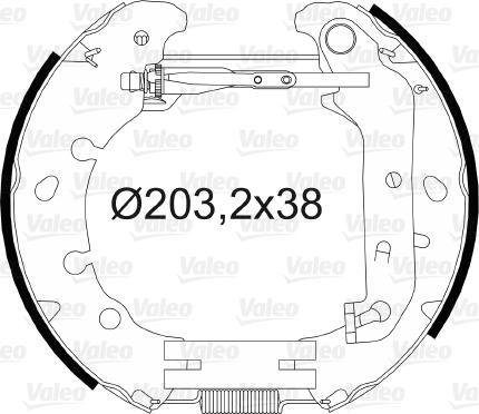 Valeo 554827 - Jarrukenkäsarja inparts.fi