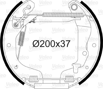 Valeo 554874 - Jarrukenkäsarja inparts.fi