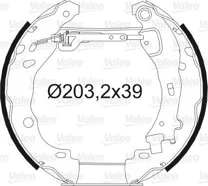 Valeo 554871 - Jarrukenkäsarja inparts.fi