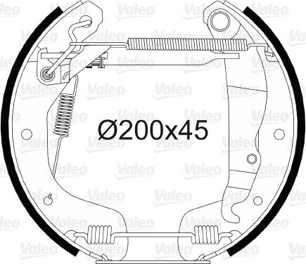 Valeo 554794 - Jarrukenkäsarja inparts.fi