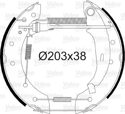 Valeo 554703 - Jarrukenkäsarja inparts.fi