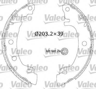 Valeo 554702 - Jarrukenkäsarja inparts.fi