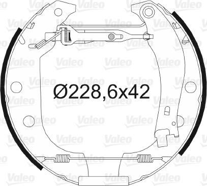 Valeo 554710 - Jarrukenkäsarja inparts.fi