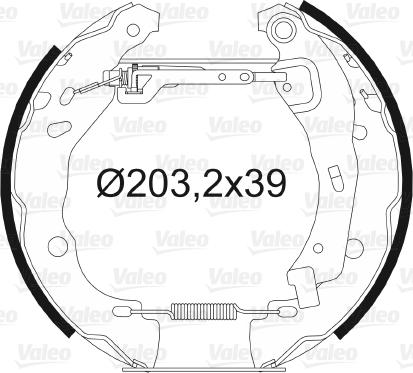 Valeo 554726 - Jarrukenkäsarja inparts.fi