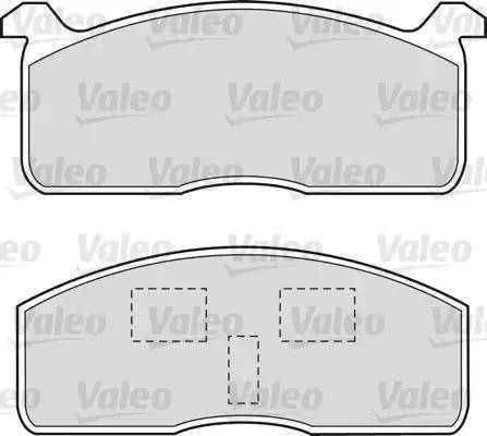 Valeo 551650 - Jarrupala, levyjarru inparts.fi