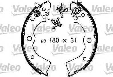 Valeo 553825 - Jarrukenkäsarja inparts.fi