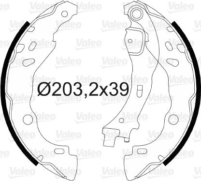 Valeo 564006 - Jarrukenkäsarja inparts.fi