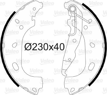 Valeo 564103 - Jarrukenkäsarja inparts.fi