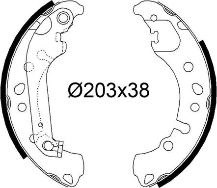 Valeo 564295 - Jarrukenkäsarja inparts.fi