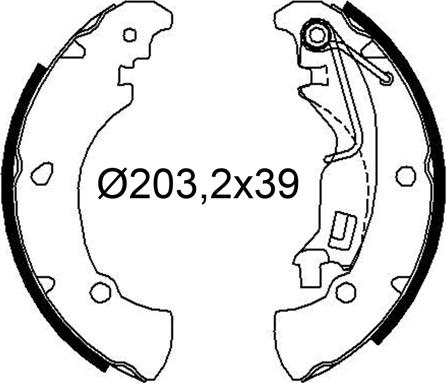 Valeo 564250 - Jarrukenkäsarja inparts.fi