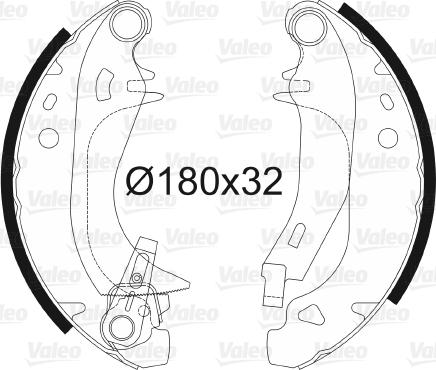 Valeo 562453 - Jarrukenkäsarja inparts.fi