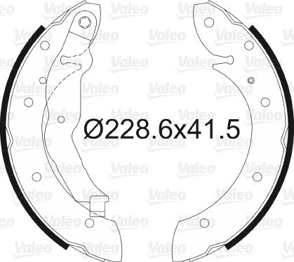 Valeo 562551 - Jarrukenkäsarja inparts.fi