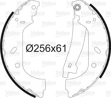 Valeo 562552 - Jarrukenkäsarja inparts.fi