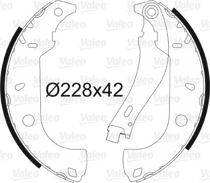 Valeo 562585 - Jarrukenkäsarja inparts.fi