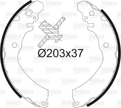 Valeo 562607 - Jarrukenkäsarja inparts.fi