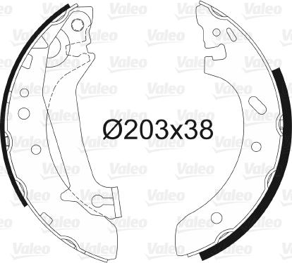 Valeo 562632 - Jarrukenkäsarja inparts.fi