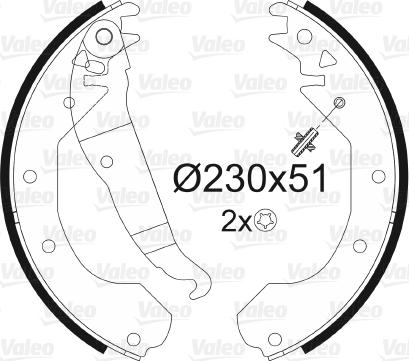 Valeo 562058 - Jarrukenkäsarja inparts.fi