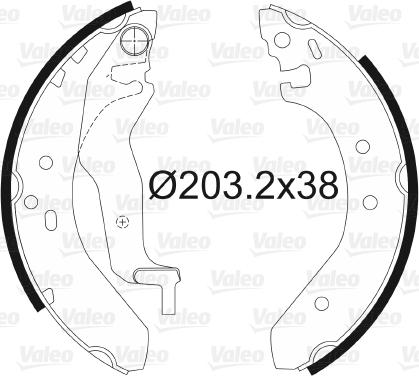 Valeo 562087 - Jarrukenkäsarja inparts.fi