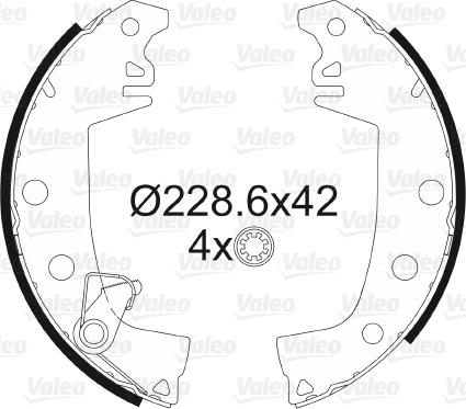 Valeo 562383 - Jarrukenkäsarja inparts.fi