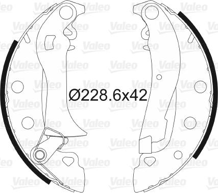 Valeo 562764 - Jarrukenkäsarja inparts.fi