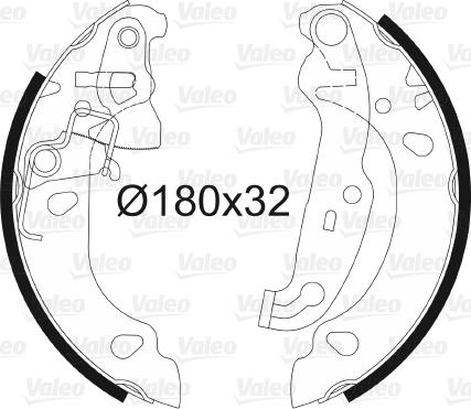 Valeo 562771 - Jarrukenkäsarja inparts.fi