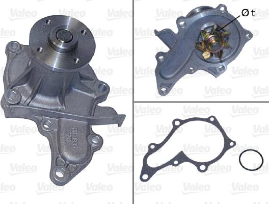 Valeo 506942 - Vesipumppu inparts.fi