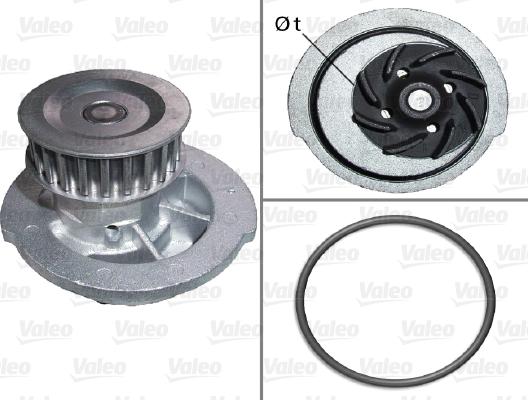 Valeo 506953 - Vesipumppu inparts.fi