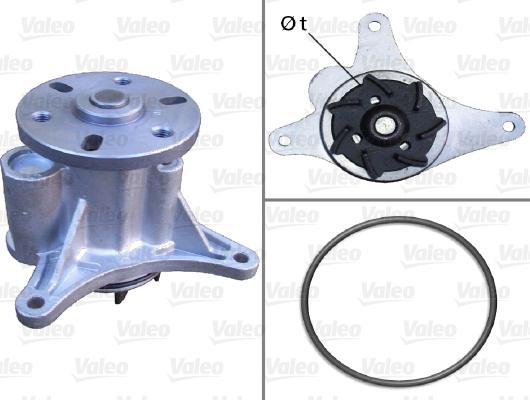 Valeo 506952 - Vesipumppu inparts.fi