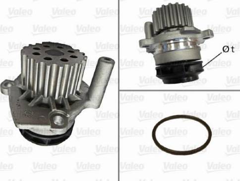 Valeo 506974 - Vesipumppu inparts.fi