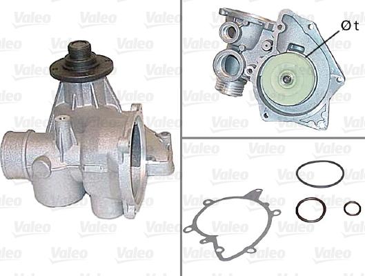 Valeo 506445 - Vesipumppu inparts.fi