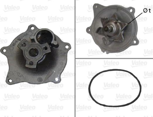 Valeo 506454 - Vesipumppu inparts.fi