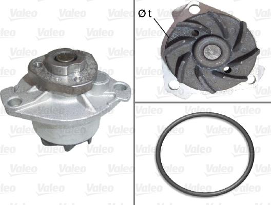 Valeo 506484 - Vesipumppu inparts.fi