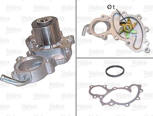 Valeo 506470 - Vesipumppu inparts.fi