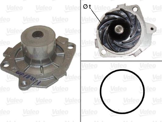 Valeo 506590 - Vesipumppu inparts.fi