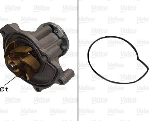 Valeo 506593 - Vesipumppu inparts.fi