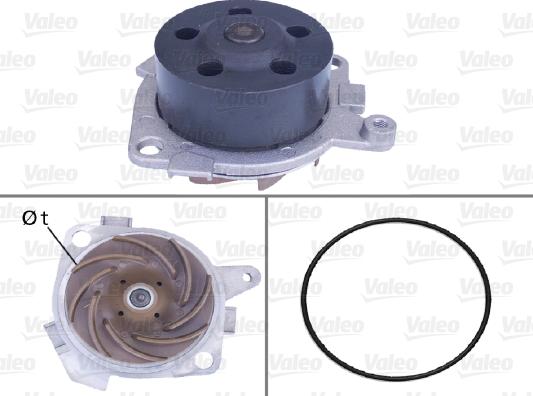 Valeo 506518 - Vesipumppu inparts.fi