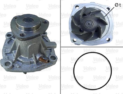 Valeo 506589 - Vesipumppu inparts.fi