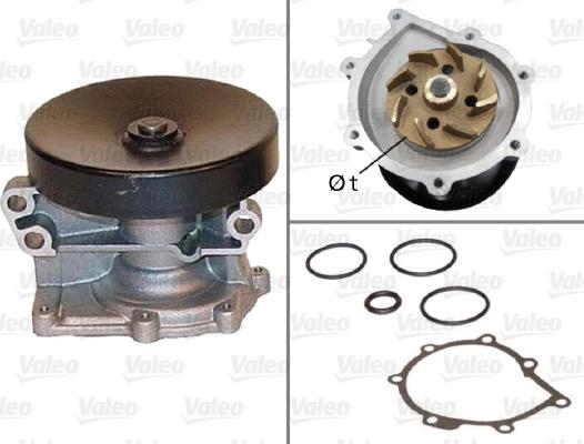 Valeo 506526 - Vesipumppu inparts.fi