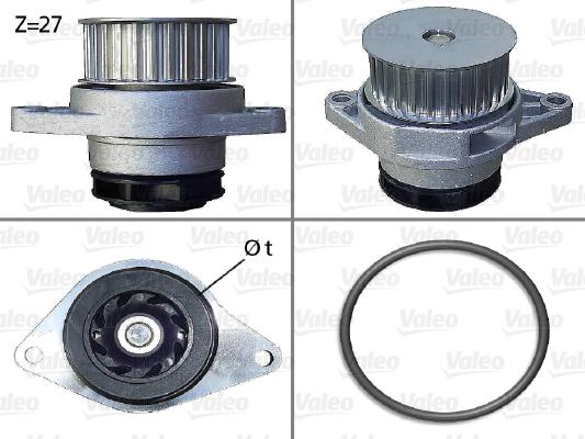 Valeo 506578 - Vesipumppu inparts.fi