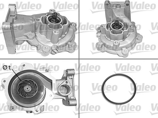 Valeo 506693 - Vesipumppu inparts.fi