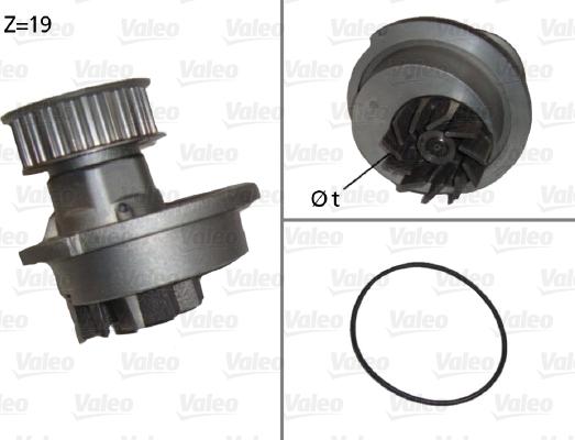 Valeo 506647 - Vesipumppu inparts.fi