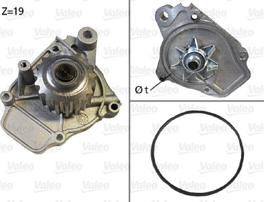 Valeo 506045 - Vesipumppu inparts.fi