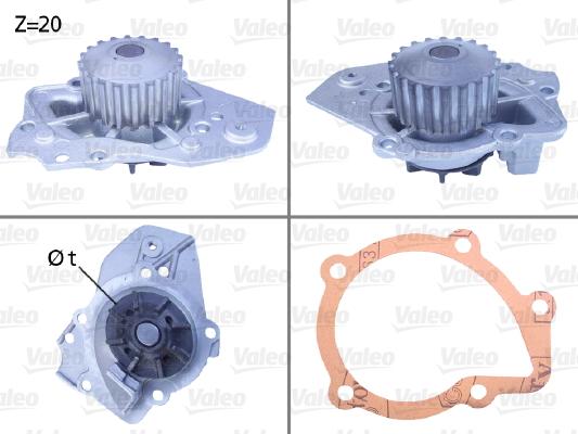 Valeo 506011 - Vesipumppu inparts.fi